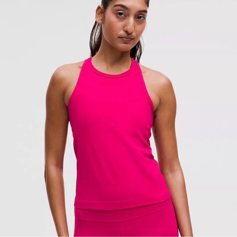 Lululemon Vibrant Pink Razorback‎ Top